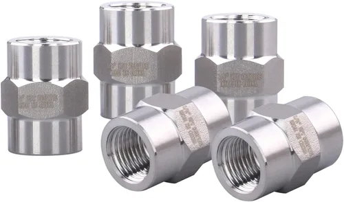 Vista 12 de Montaje de tubería de acero inoxidable 304 Acoplamiento Clase 150 1" NPT hembra, paquete de 1