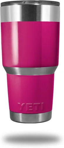Vista 4 de Calcomanía de piel para vaso Yeti Rambler de 30 onzas, colección Sólidos, naranja quemado (vaso no incluido)