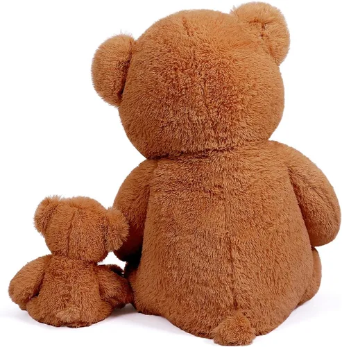 Vista 4 de Oso de peluche grande para mamá, oso de peluche gigante para bebé, oso de peluche para niños, novia en el día de la madre, día de San Valentín