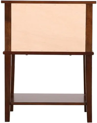 Vista 5 de Glory Furniture Mesita de noche Newton con 2 cajones en capuchino