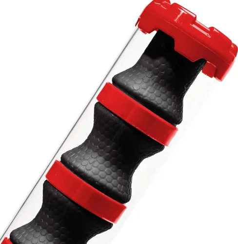 Vista 5 de NERF Power Blast Kids Baseball Bat and Ball Set - Kids Plastic Bat with Extra Grip + Power Bands Negro/Rojo