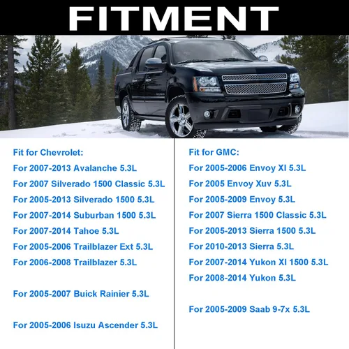 Vista 4 de Kit de Levantadores de Válvulas de Cámara para 5.3 AFM DOD, Junta de Cabeza para 2007-2013 Chevy Silverado 1500 Suburban Tahoe GMC Sierra 1500 Yukon