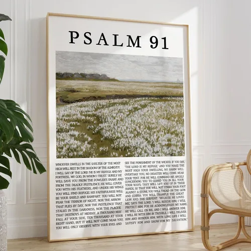 Vista 28 de Arte de pared de acuarela de Jesús, pintura en lienzo cristiano, imágenes de las Escrituras, decoración de pared, póster con versículos bíblicos
