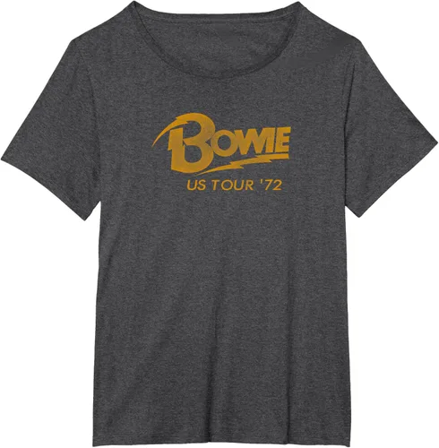 Vista 7 de David Bowie - Camiseta US Tour '72, Negro