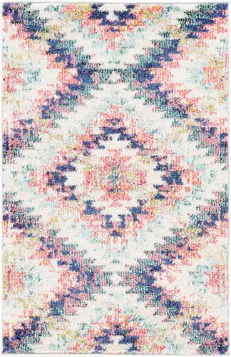 Vista 4 de Artistic Weavers Tara – Alfombra bohemia multicolor para área global