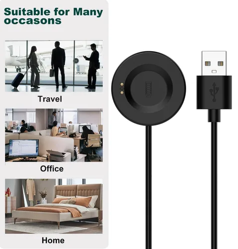Vista 7 de Cable de carga compatible con iTouch Air 4/iTouch Air 3/iTouch Sport 4/iTouch Sport 3/iTouch Sport/Explorer 3 Smartwatch, cable de carga USB