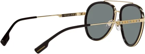 Vista 9 de BURBERRY Gafas de sol BE 3125 101781 Oliver Gold Polar Gris Oscuro, Oro