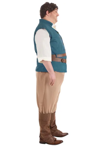 Vista 6 de Disfraz de Flynn Rider para hombres talla grande de Enredados de Disney Multicolor