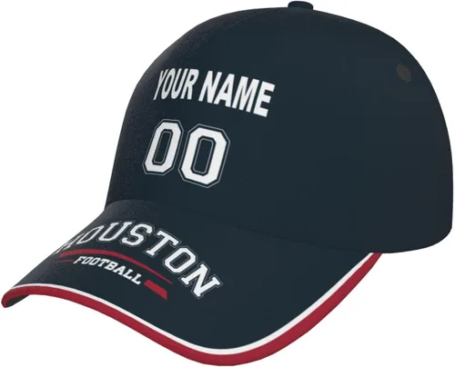Vista 38 de Cap Custom Football Hats with Any Name and Number Personalized Gifts for Men Women Football Sports Fans