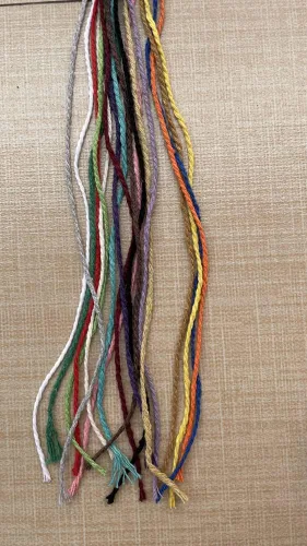Vista 3 de FLIPPED (109 yardas/1.5 mm/35 colores opcionales) 109 cuerdas de macramé para manualidades, cuerda de algodón para macramé, cuerda de panadero