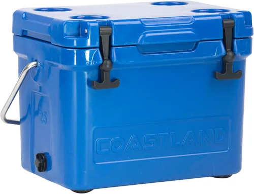 Vista 12 de Coastland Bay Series Cooler Premium - Enfriador rotomoldeado aislado para uso diario, pequeño baúl de hielo para espacios reducidos