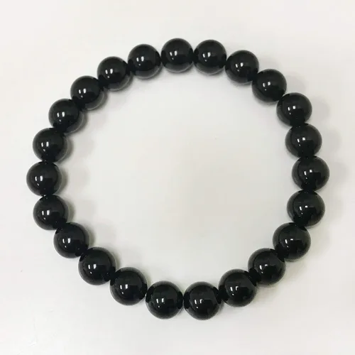 Vista 617 de Gem Avenue Handmade Round Bead Stretch Bracelet Unisex Natural Stone Beaded Jewelry for Men & Women, Elastic Wristband for Daily Wear