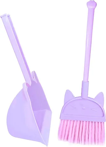 Vista 7 de Mini escoba con recogedor para niño I Juego de limpieza pequeño para niños, juego de simulación I juguetes de cocina para niños pequeños
