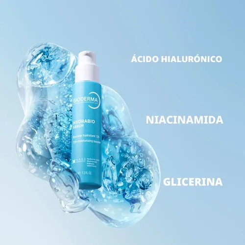 Vista 4 de Bioderma - Suero de hidratación - Hydrabio - Potenciador de hidratación - Sensación hidratante - Suero hidratante facial para pieles sensibles