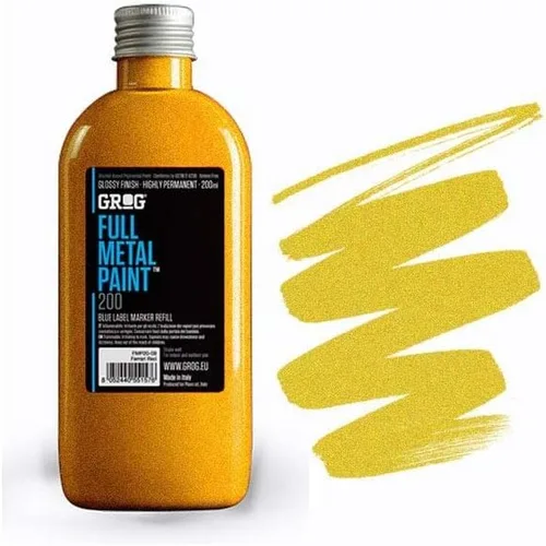 Vista 6 de Grog Ink Full Metal Paint refill 6.8 fl oz Negro