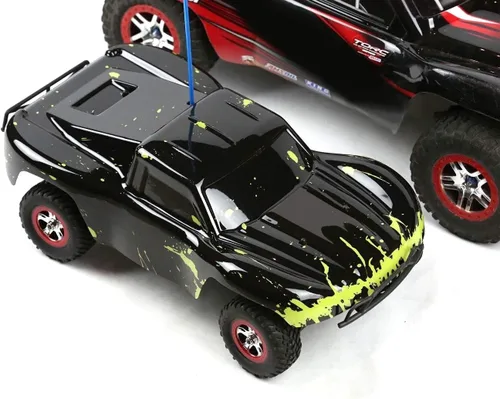 Vista 3 de SummitLink Reemplazo de cuerpo personalizado compatible con verde fangoso sobre negro para automóvil o camión RC escala 1/16 (camión no incluido)