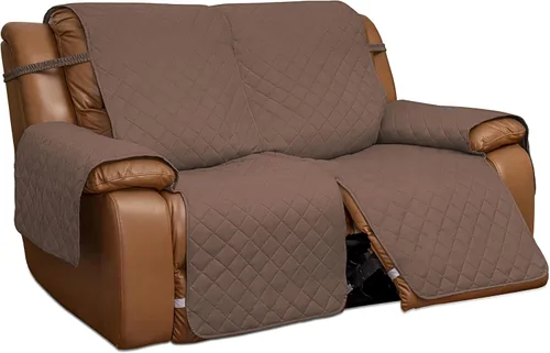 Vista 15 de Easy-Going Funda para Loveseat Reclinable de Gran Tamaño, Funda de Sofá Reversible para Reclinable Doble, Funda de Sofá Dividida para Cada Asiento