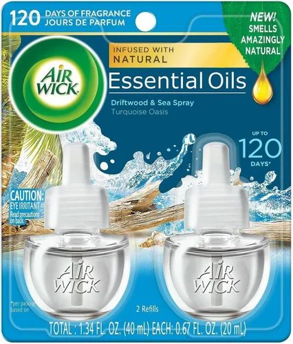 Vista 25 de Air Wick Repuesto de aceite perfumado para enchufar, 2 unidades, Paradise Retreat, ambientador, aceites esenciales