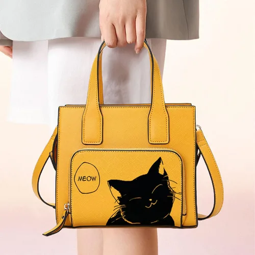 Vista 3 de JOSEKO Bolso de hombro con asa superior para mujer, bolso de mano de tamaño medio, bolso de mano de piel sintética, bolso cruzado