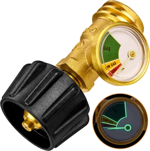 Vista 6 de Flame King Tanque de propano de acero de 40 libras + indicador de nivel de medidor de tanque de propano
