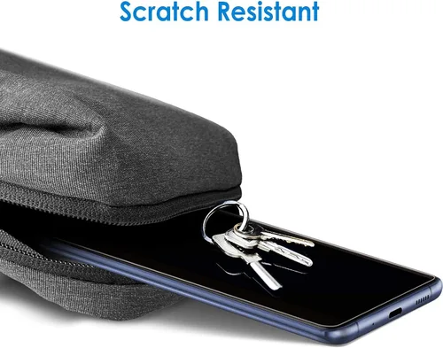 Vista 7 de JETech Protector de pantalla compatible con Samsung Galaxy S20 FE de 6.5 pulgadas, película de vidrio templado, paquete de 3