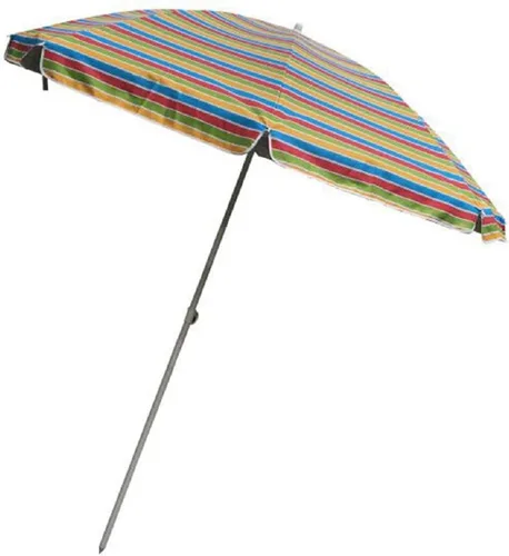 Vista 5 de UNIWARE Sombrilla de playa portátil con protección SPF50+, con bolsa de transporte, botón, para exteriores/patio/jardín/playa