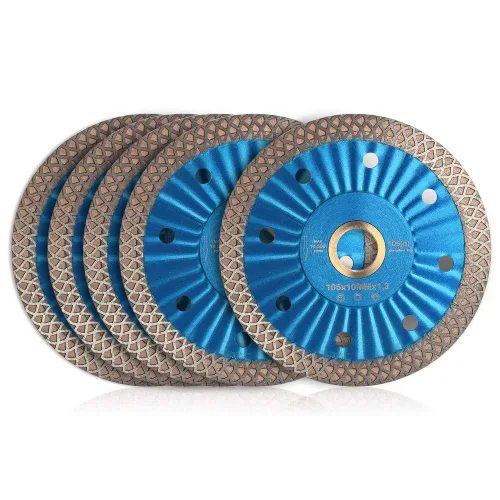 Vista 12 de Hoja de sierra de diamante de 4 "Hoja de corte de porcelana súper fina para cortar baldosas cerámicas de mármol de granito..