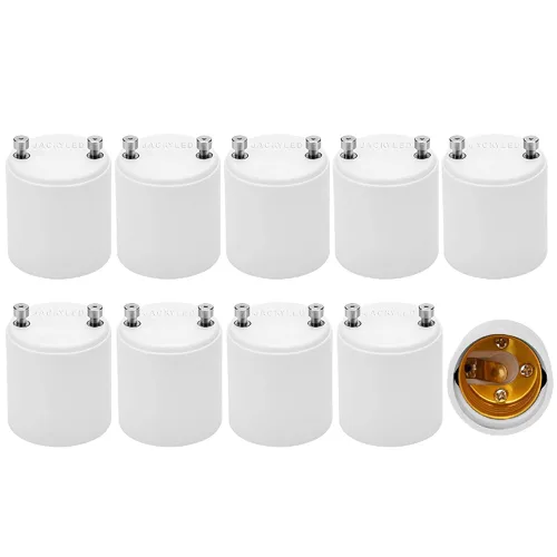Vista 14 de Paquete de 2 adaptadores JACKYLED GU24 a E26, hasta 392 ℉ resistentes al