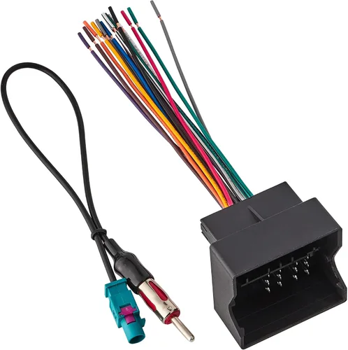 Vista 7 de NuIth Arnés de cables de radio estéreo con adaptador de antena compatible con BMW 2000-2010/Volkswagen 2004-2015/Mercedes-Benz Sprinter 2007-2015