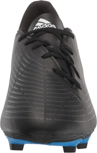 Vista 2 de adidas Unisex Edge.4 Flexible Ground Soccer Shoe, Core Negro-blanco-rojo vivo