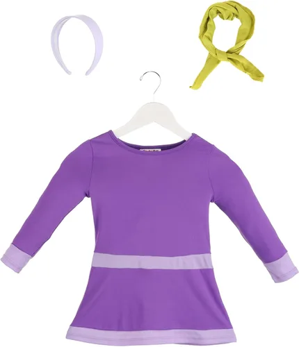 Vista 5 de Deluxe Scooby-Doo Characters Costumes for Kids, Scooby Doo, Fred, Shaggy, Velma & Daphne Halloween Costumes