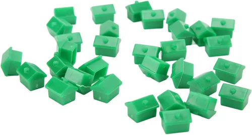 Vista 8 de VGEBY Game Replacement Pieces, Game Plastic Hotels Houses Game Piece Supplement Accessories Replacement Pieces Game Pieces Houses