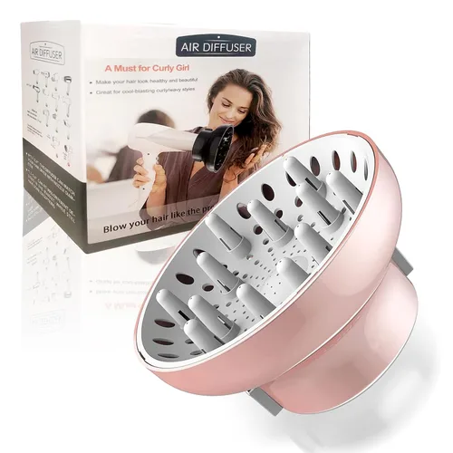 Vista 8 de Accesorio Difusor de Secador de Pelo Universal Ajustable Profesional Herramienta de Salón para Cabello Rizado Se Ajusta a la Mayoría de Secadores