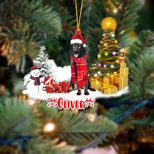 Vista 65 de NAZENTI Adorno personalizado de gato abisinio con árbol de pino, adorno de Navidad personalizado para perros amantes de las mascotas, colgante