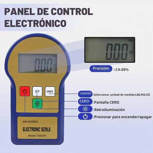 Vista 4 de BACOENG Báscula electrónica digital de carga de refrigerante de 220 libras para recuperación de freón HVAC AUTO AC con apagado automático, luz