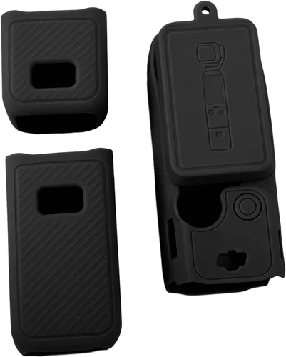 Vista 7 de Yunseity Funda de silicona para cámara deportiva, 3 fundas protectoras, funda suave y flexible para cámara OSMO 3, accesorio protector completo