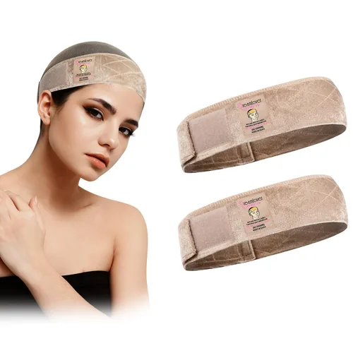 Vista 12 de Dreamlover - Banda de agarre para pelucas, diadema para mantener las pelucas en su lugar, color negro, 2 piezas