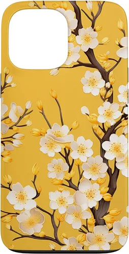 Vista 24 de Yellow Cherry Blossom Case for iPhone 17
