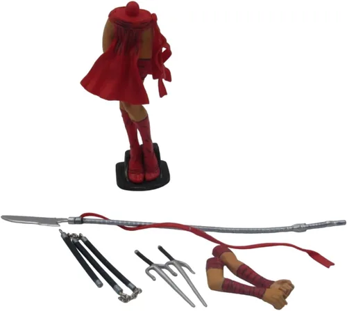 Vista 6 de Diamond Select Toys Marvel Select Elektra Figura de acción, 5 pulgadas