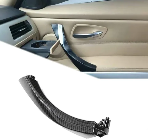 Vista 7 de Moonlinks Compatible con BMW Serie 3 E90 E91 E92 E93 - Manija de fibra de carbono, juego de fundas para manijas de puerta delantera y trasera
