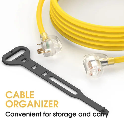Vista 8 de TOOLIOM Cable de alimentación RV de 30 amperios de 25 pies, cable de extensión NEMA TT-30P a TT-30R RV, cable de extensión de alimentación STW 10/3