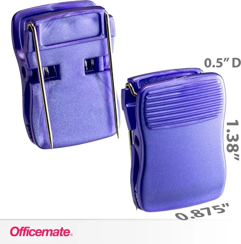 Vista 2 de Officemate – Clips de cubículo, caja de 24, Variados