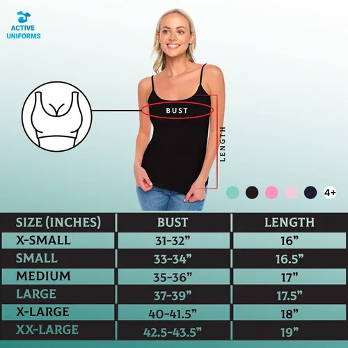 Vista 7 de ACTIVE UNIFORMS Camisola elástica de algodón suave y transpirable para mujer con correa ajustable