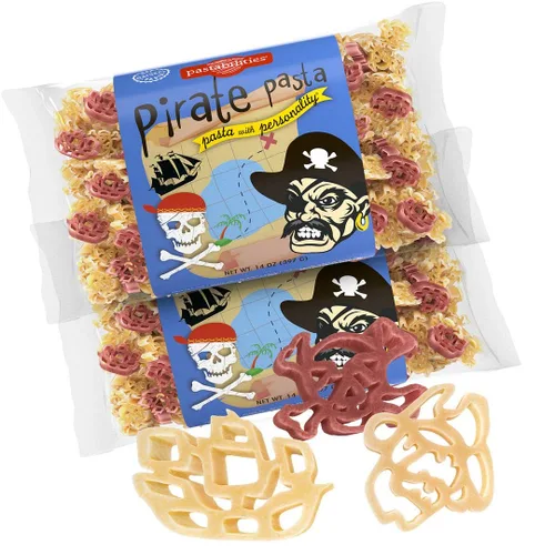 Vista 9 de Pastabilities Pasta con forma divertida para niños, pasta Let's Go Crabin', tema de animales de cangrejo, estrellas de mar y sol, pasta de trigo