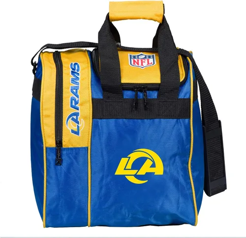 Vista 5 de KR Strikeforce Officially Licensed NFL Single Bowling Ball Tote Bag with Shoe Compartment