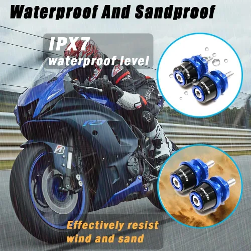 Vista 4 de Para GIXXER 250 SF 150 125 GIXXER 250SF 2018-2022 2023 Accesorios de motocicleta CNC Carretes basculantes Tornillos de soporte deslizante