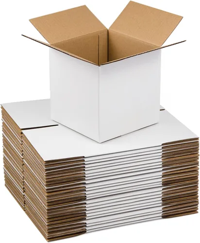 Vista 11 de SUNLPH Cajas de envío blancas de 4 x 4 x 4 pulgadas, cajas pequeñas de cartón corrugado, paquete de 25
