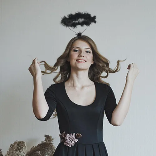 Vista 4 de Cartoon Animal Angel Headbands Soft Devil Hair Hoop Animal Cosplay Hairband for Kids Stage Hair Accessories
