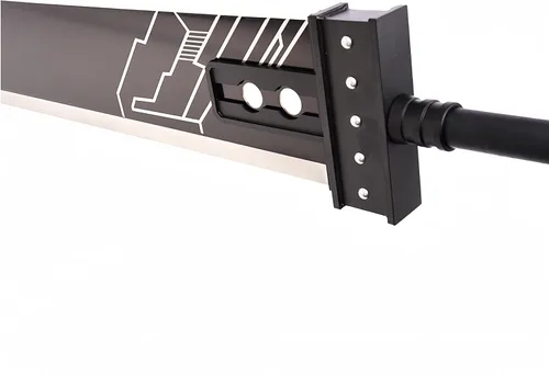 Vista 6 de Sword Valley Buster Sword, Cuchillo de Acero Cloud Strife, Espada Ancha de Acero - Espada Decorativa Estilo Fantasía - 142cm/55.91", Espada de Anime