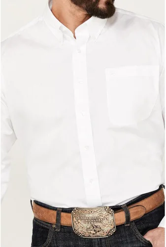 Vista 3 de Cinch CInch Solid Dove Gray Button Camisa de manga larga con botones, Gris
